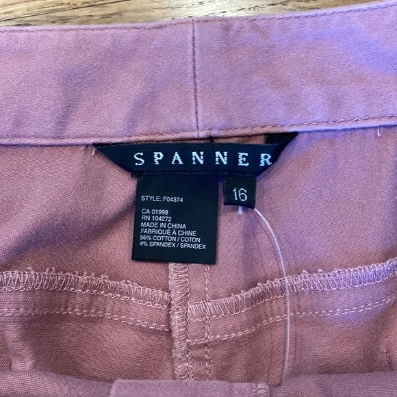 NWT Spanner rose colored jeans pants workwear plus size stretch bootcut - Picture 3 of 6